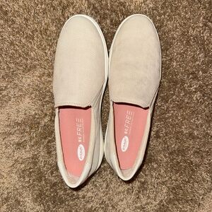 Dr. Scholl's Cream Flats Slip-On Loafers